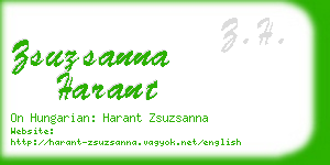 zsuzsanna harant business card